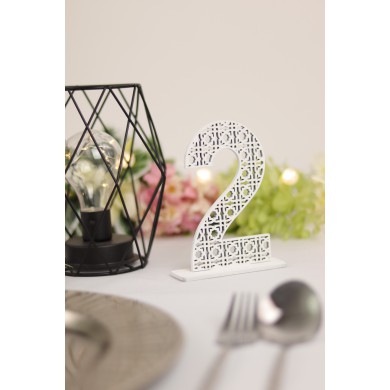 Set Numere de Masă Lemn Model Oriental, de la 1 la 20, Nuntă, Botez, Evenimente Tematice