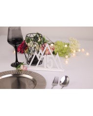 Set Numere de Masă Lemn Stil Scandinavian, de la 1 la 20, Nuntă, Botez, Evenimente Elegante, Alb