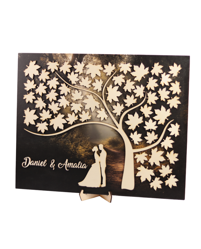 Panou Guestbook cu Frunze