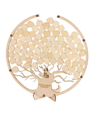 Guestbook Alternativ pentru Nuntă în Formă de Cerc