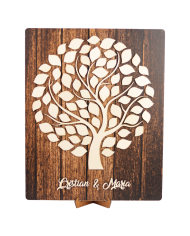 Guestbook alternativ în Formă de Copac cu Frunze